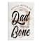 Stupell Industries Dad To The Bone Punny Skull Phrase Wall Plaque Art